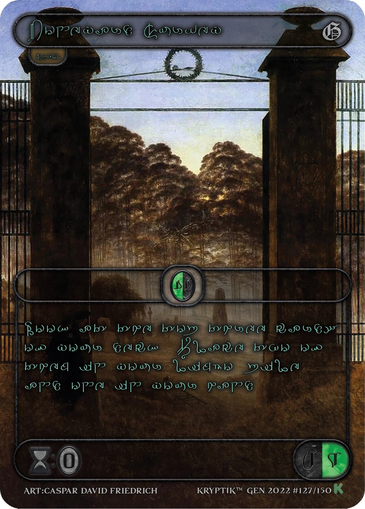 Boneyard Survey (Green Kryptik Language) (127) [KPT] - Kryptik TCG Single