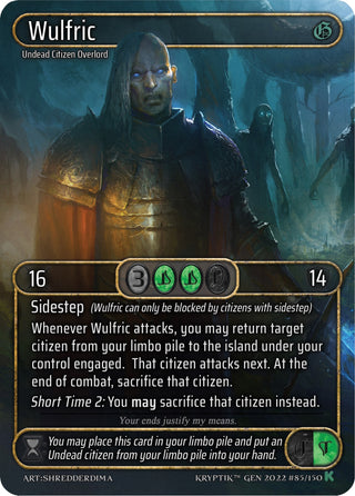 Wulfric (Box Topper) (85) [KPT] - Kryptik TCG Single