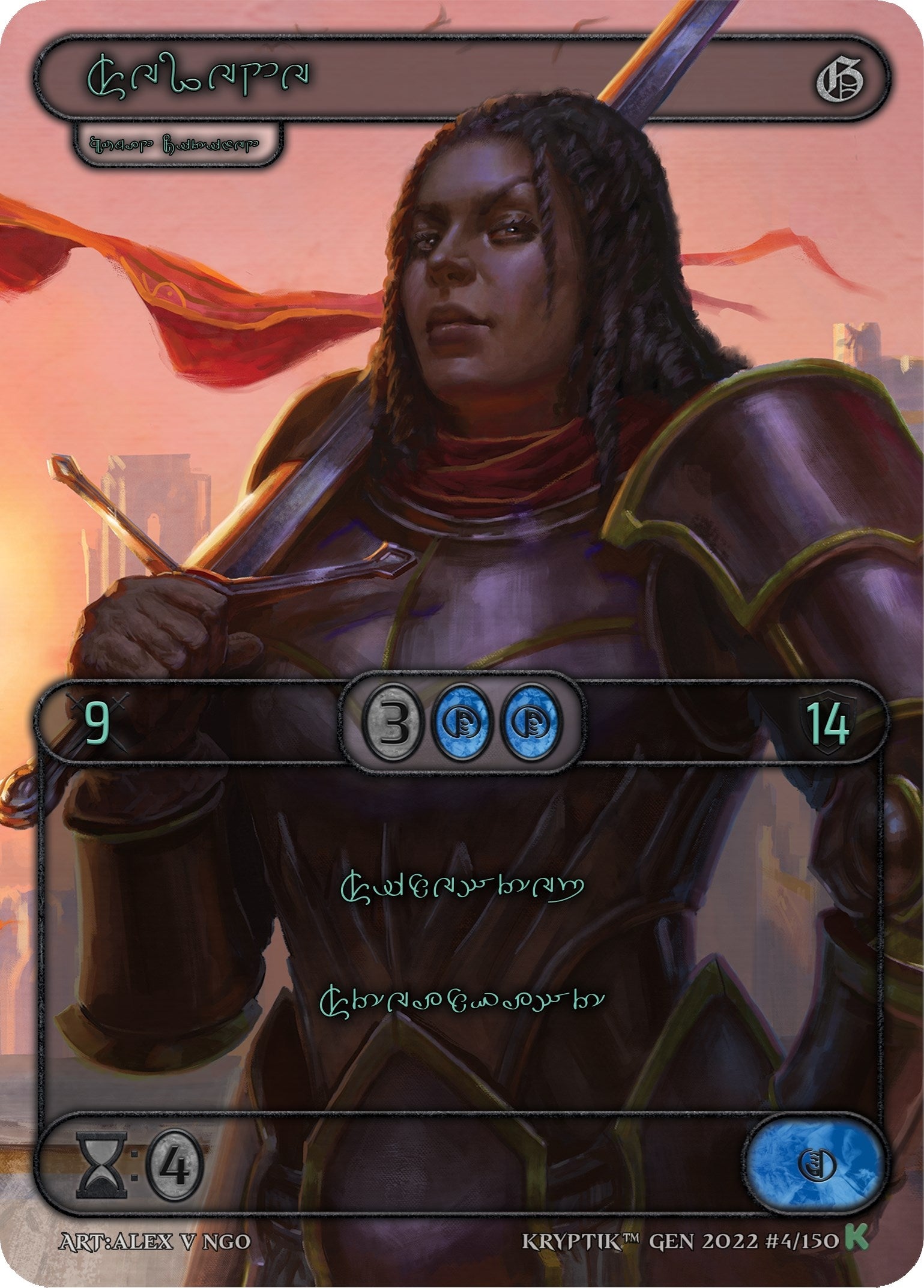 Selene (Green Kryptik Language) (4) [KPT] - Kryptik TCG Single