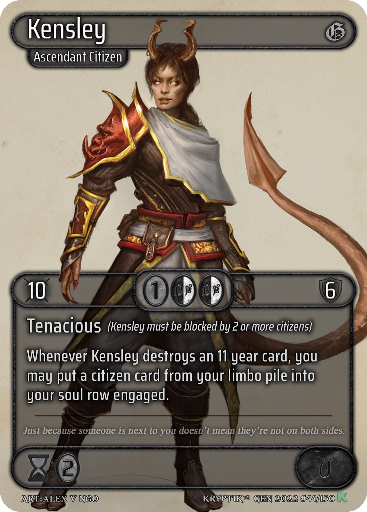 Kensley (44) [KPT] - Kryptik TCG Single