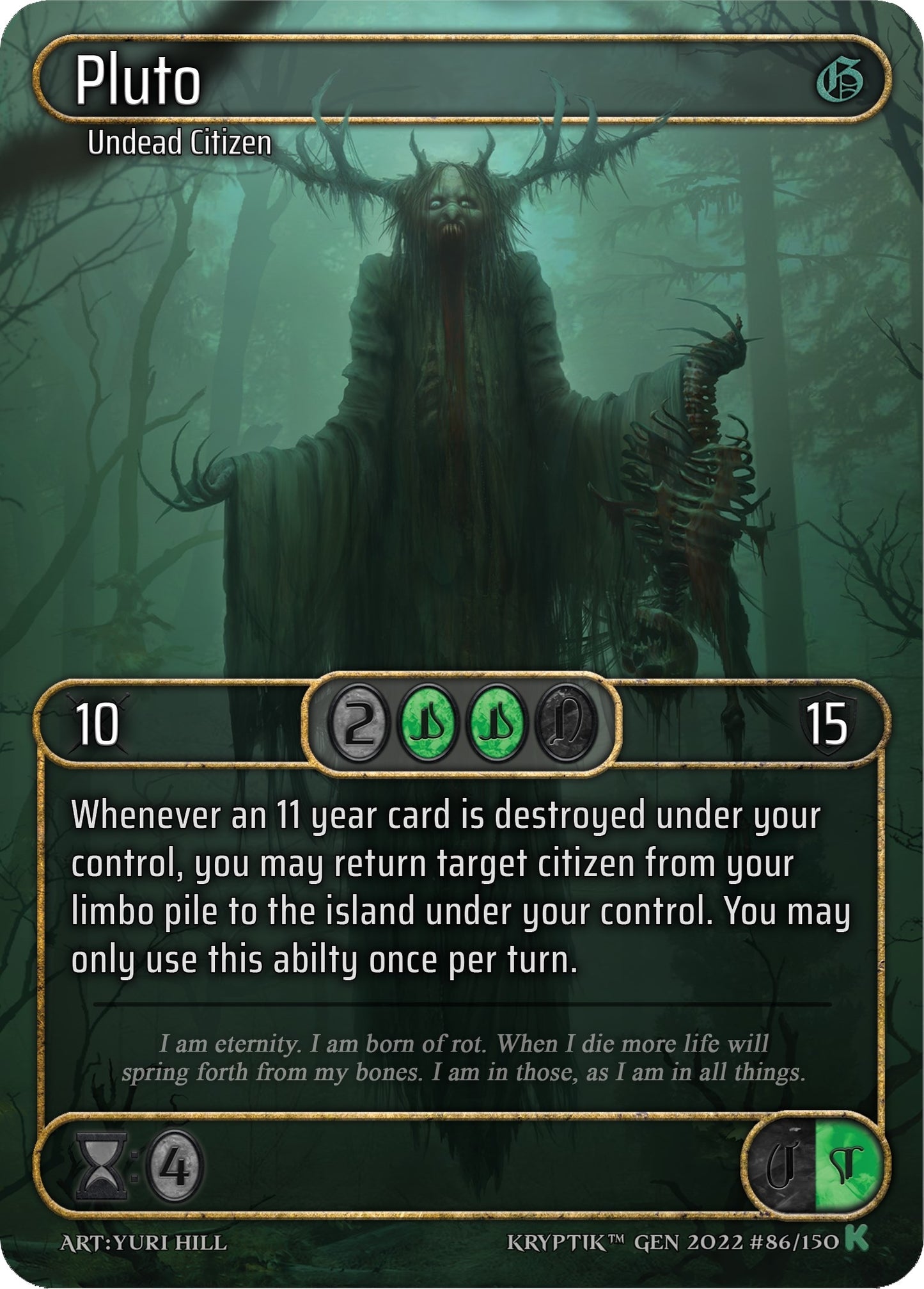 Pluto (Box Topper) (86) [KPT] - Kryptik TCG Single