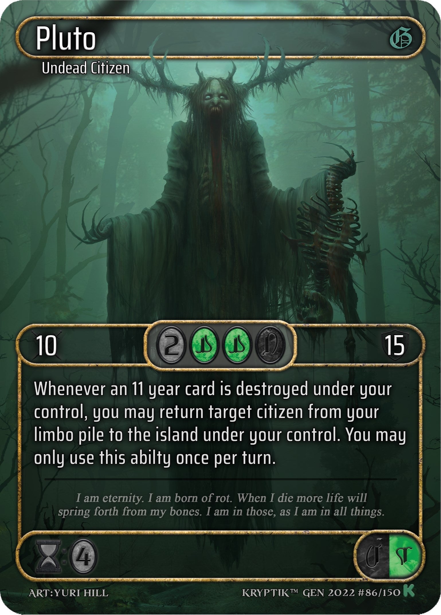 Pluto (Box Topper) (86) [KPT] - Kryptik TCG Single