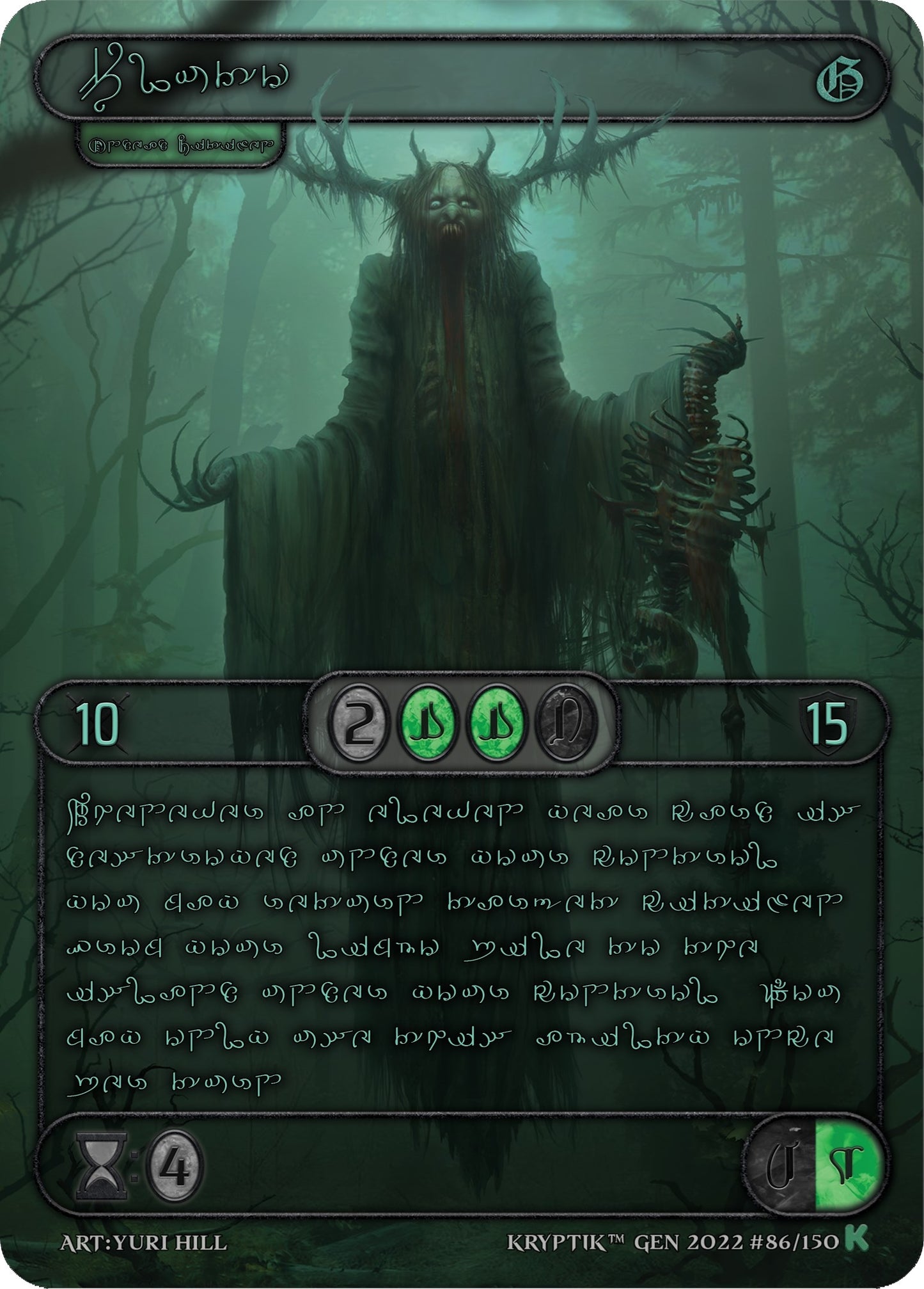Pluto (Green Kryptik Language) (86) [KPT] - Kryptik TCG Single