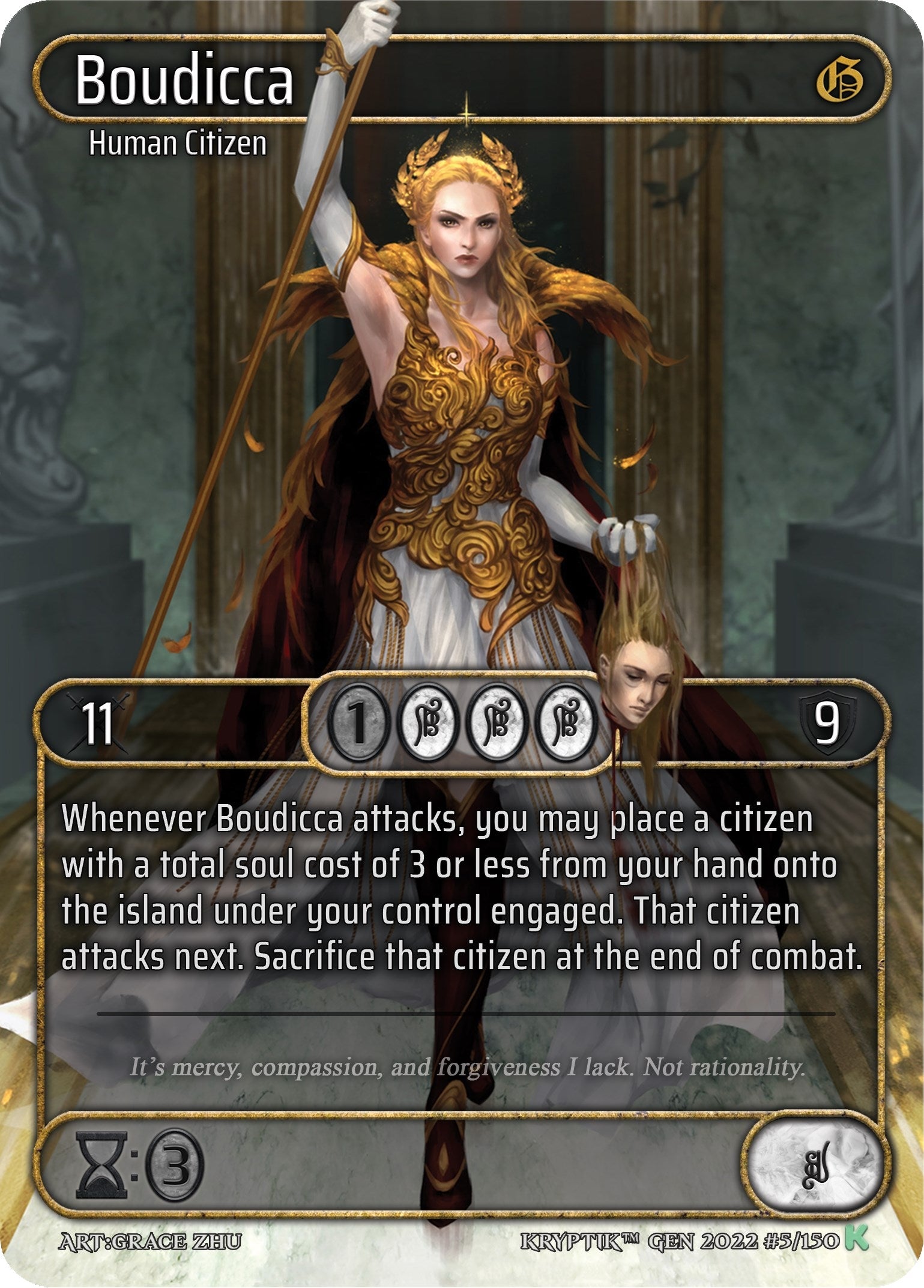 Boudicca (Box Topper) (5) [KPT] - Kryptik TCG Single