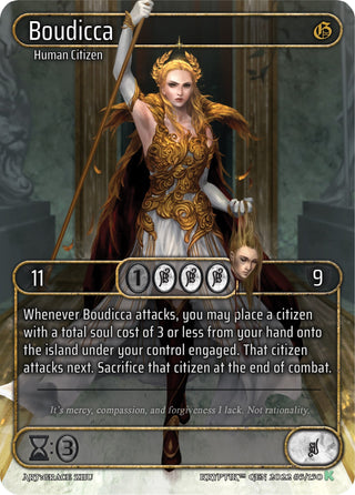 Boudicca (Box Topper) (5) [KPT] - Kryptik TCG Single