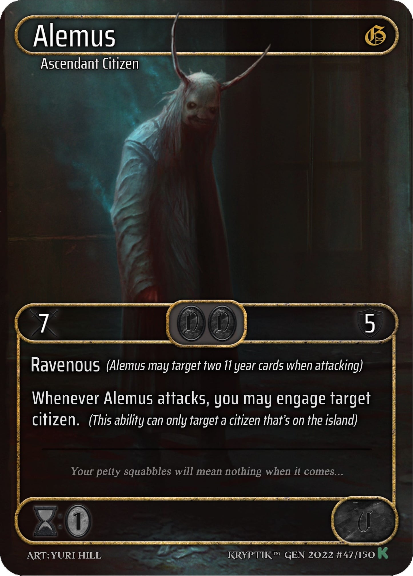 Alemus (Box Topper) (47) [KPT] - Kryptik TCG Single