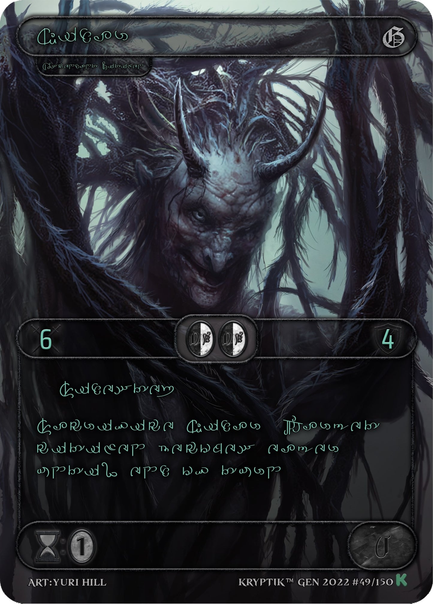 Nidar (Green Kryptik Language) (49) [KPT] - Kryptik TCG Single