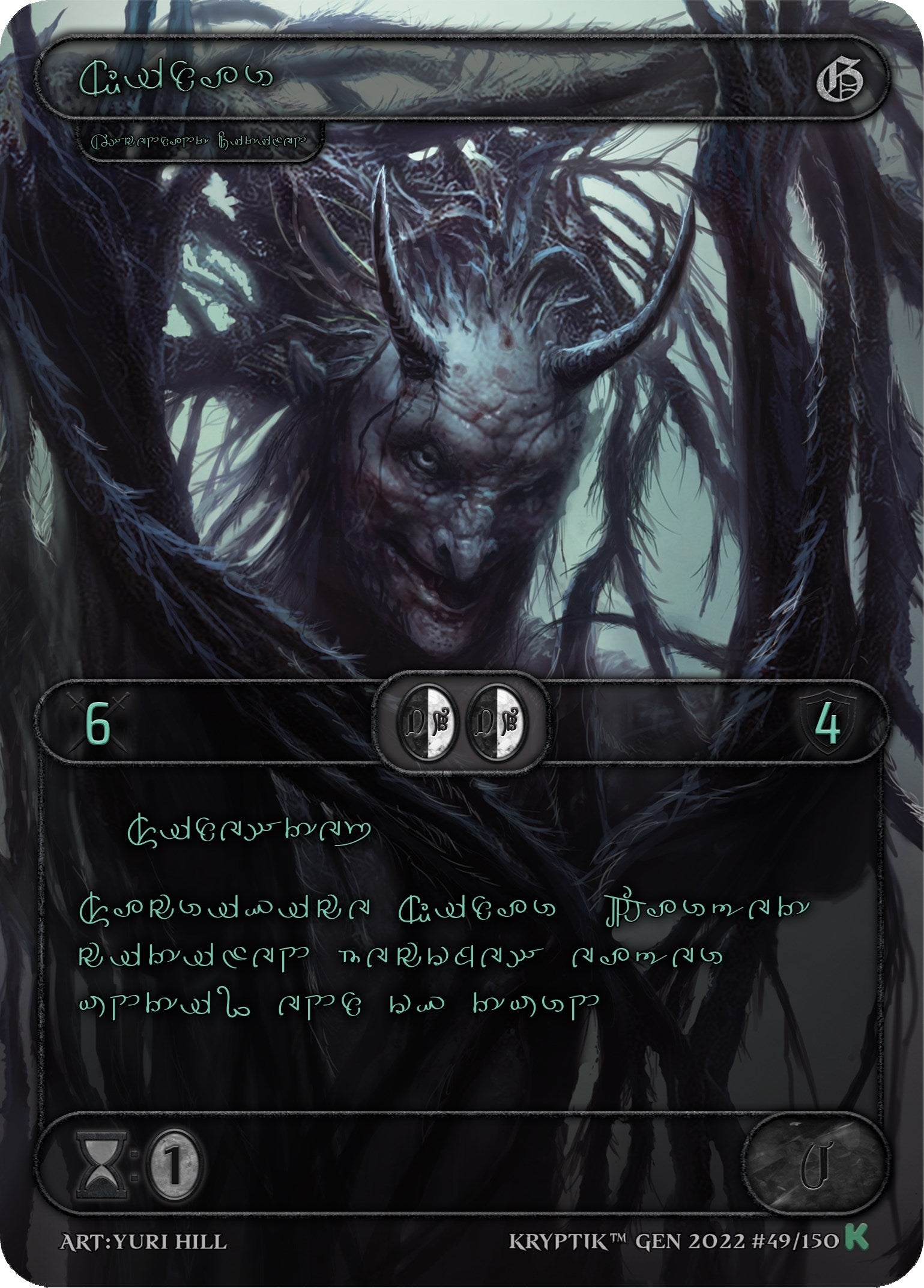 Nidar (Green Kryptik Language) (49) [KPT] - Kryptik TCG Single