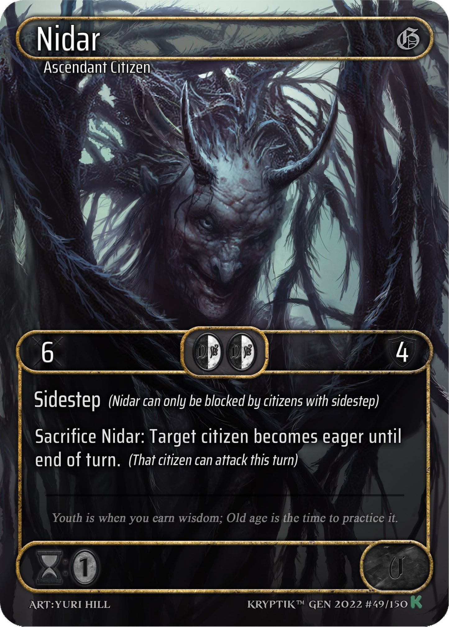 Nidar (Box Topper) (49) [KPT] - Kryptik TCG Single