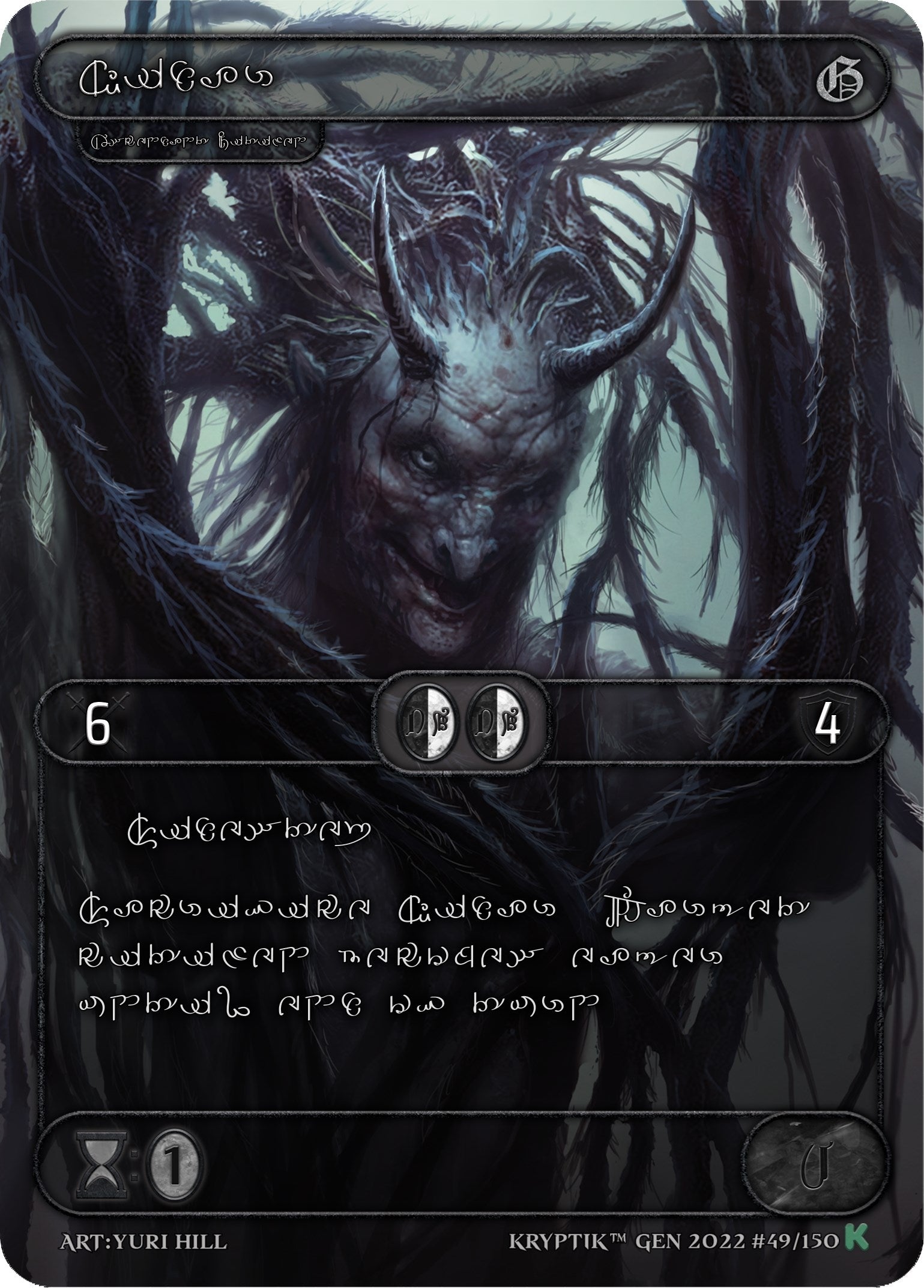 Nidar (Silver Kryptik Language) (49) [KPT] - Kryptik TCG Single