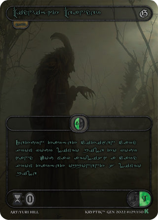 Midnight Meander (Green Kryptik Language) (129) [KPT] - Kryptik TCG Single