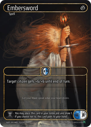 Embersword (Box Topper) (115) [KPT] - Kryptik TCG Single