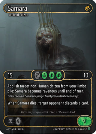 Samara (Box Topper) (87) [KPT] - Kryptik TCG Single