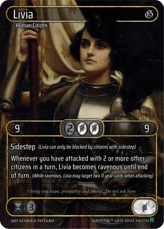 Livia (Box Topper) (8) [KPT] - Kryptik TCG Single