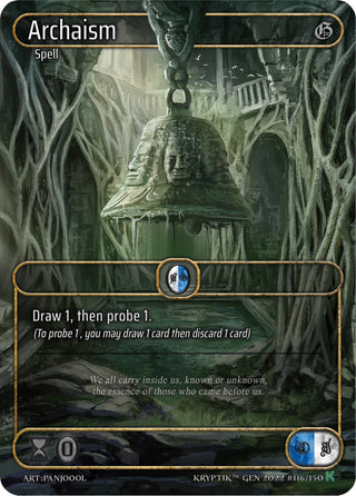 Archaism (Box Topper) (116) [KPT] - Kryptik TCG Single