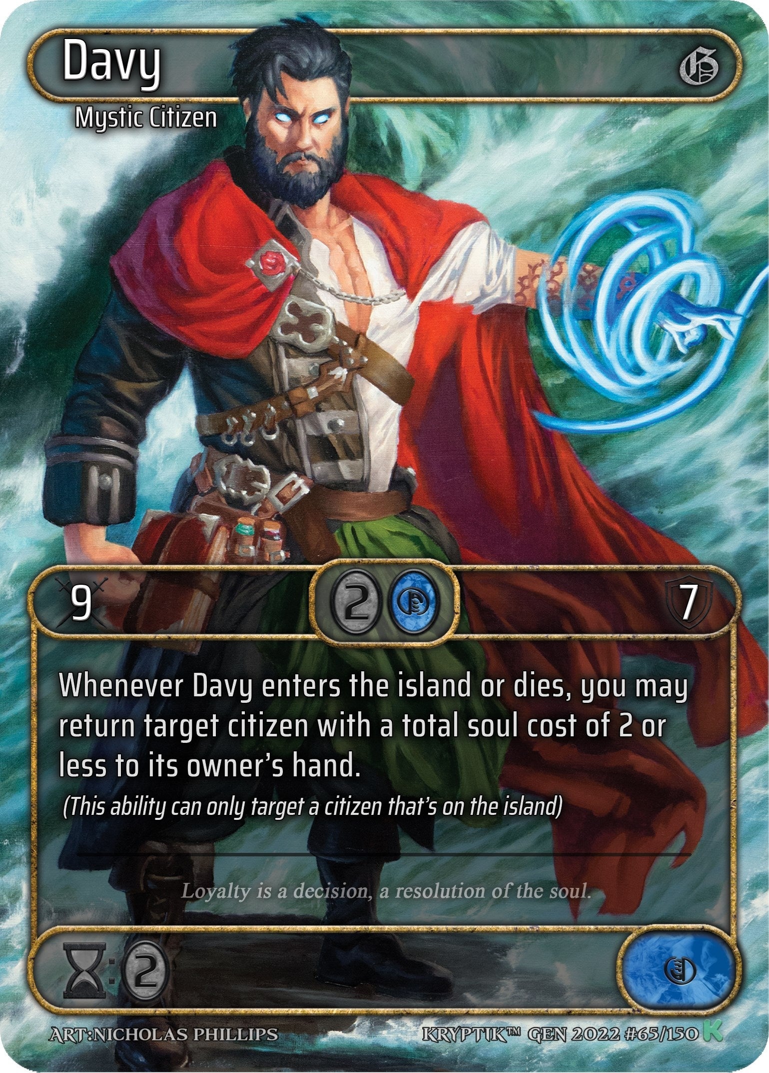 Davy (Box Topper) (65) [KPT] - Kryptik TCG Single