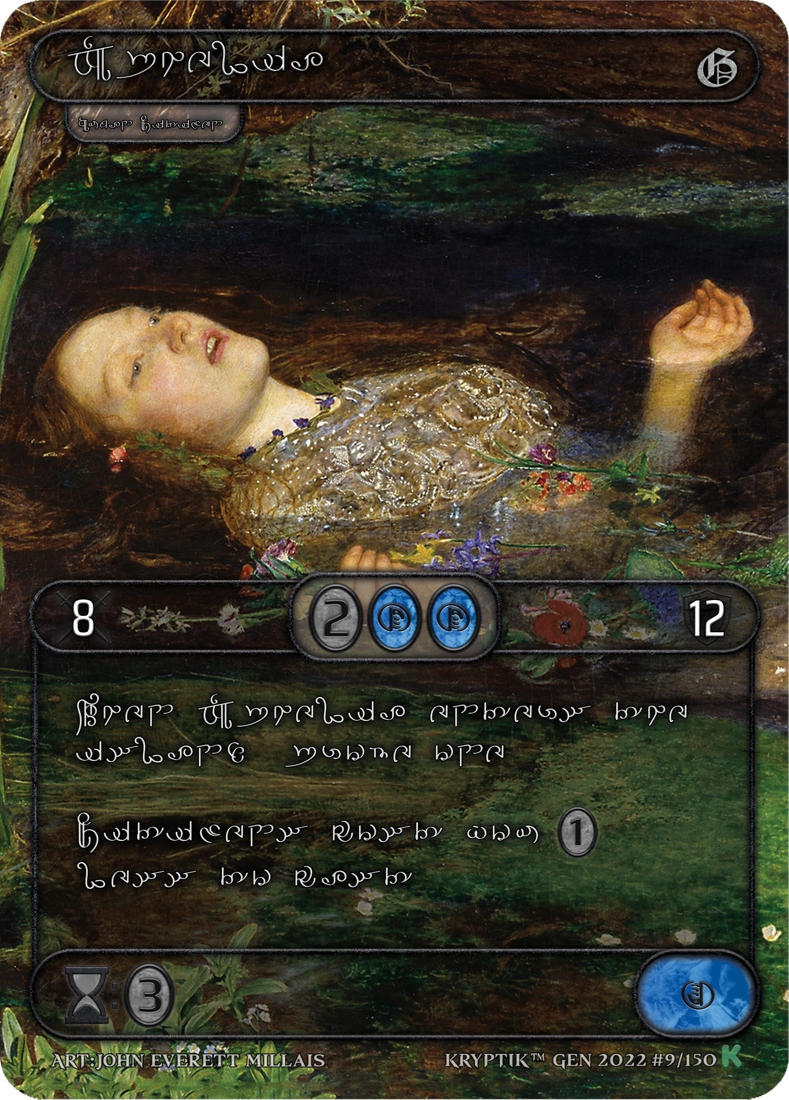 Ophelia (Silver Kryptik Language) (9) [KPT] - Kryptik TCG Single