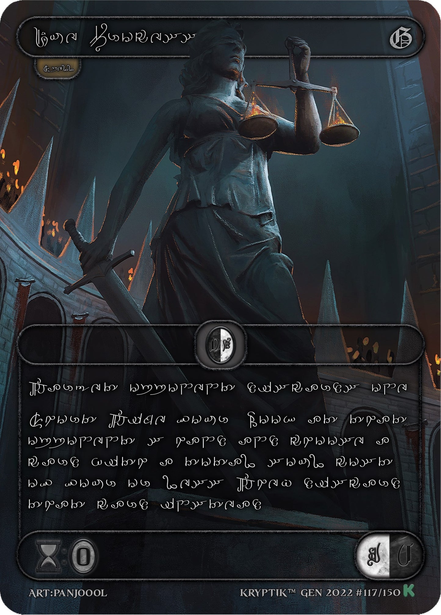 Due Process (Silver Kryptik Language) (117) [KPT] - Kryptik TCG Single