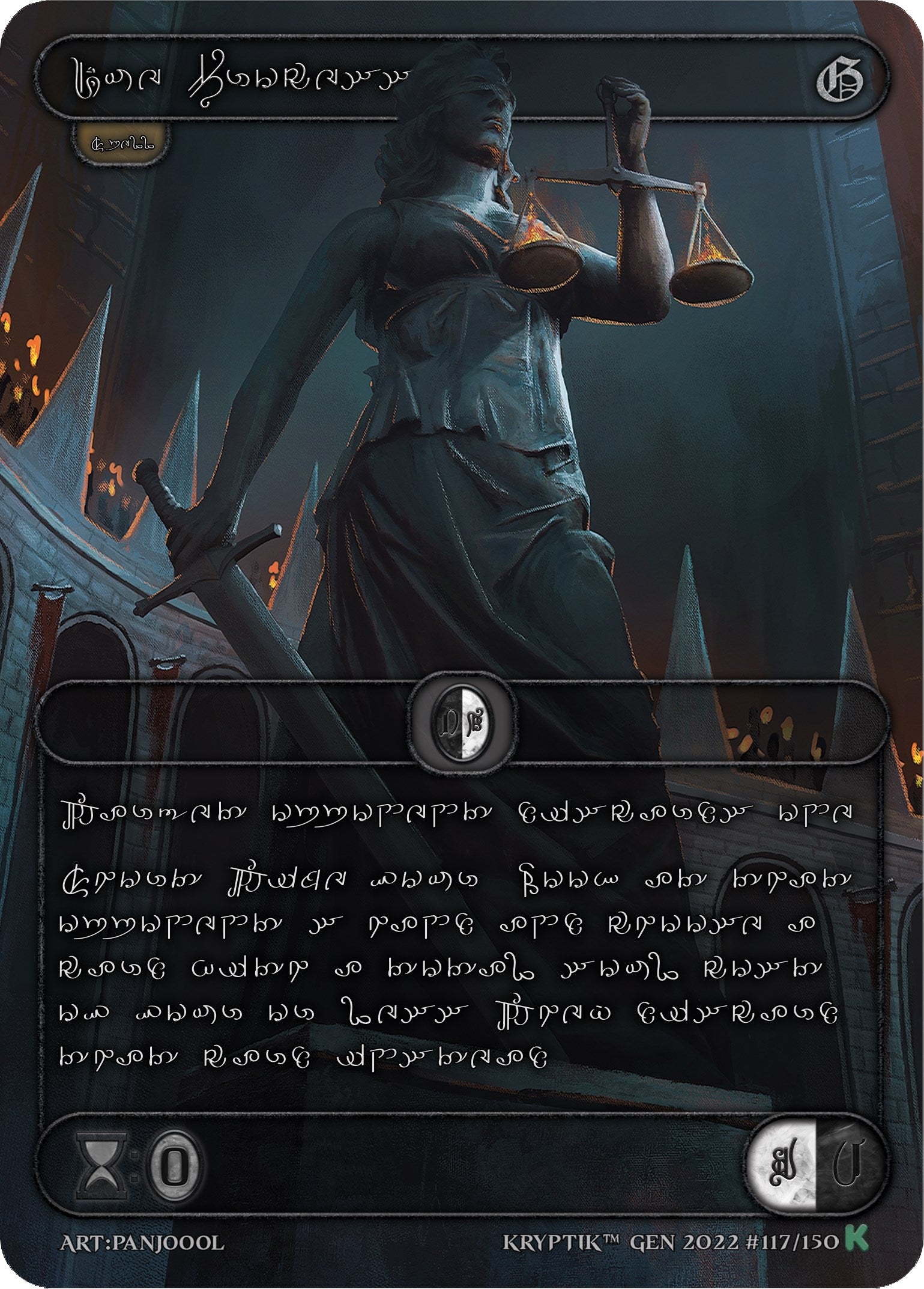 Due Process (Silver Kryptik Language) (117) [KPT] - Kryptik TCG Single