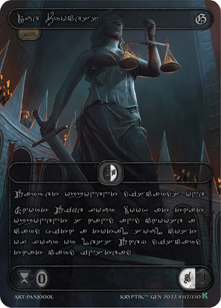 Due Process (Silver Kryptik Language) (117) [KPT] - Kryptik TCG Single