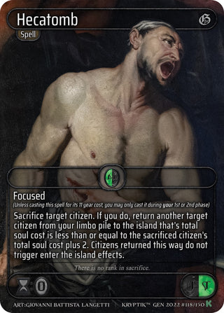 Hecatomb (118) [KPT] - Kryptik TCG Single