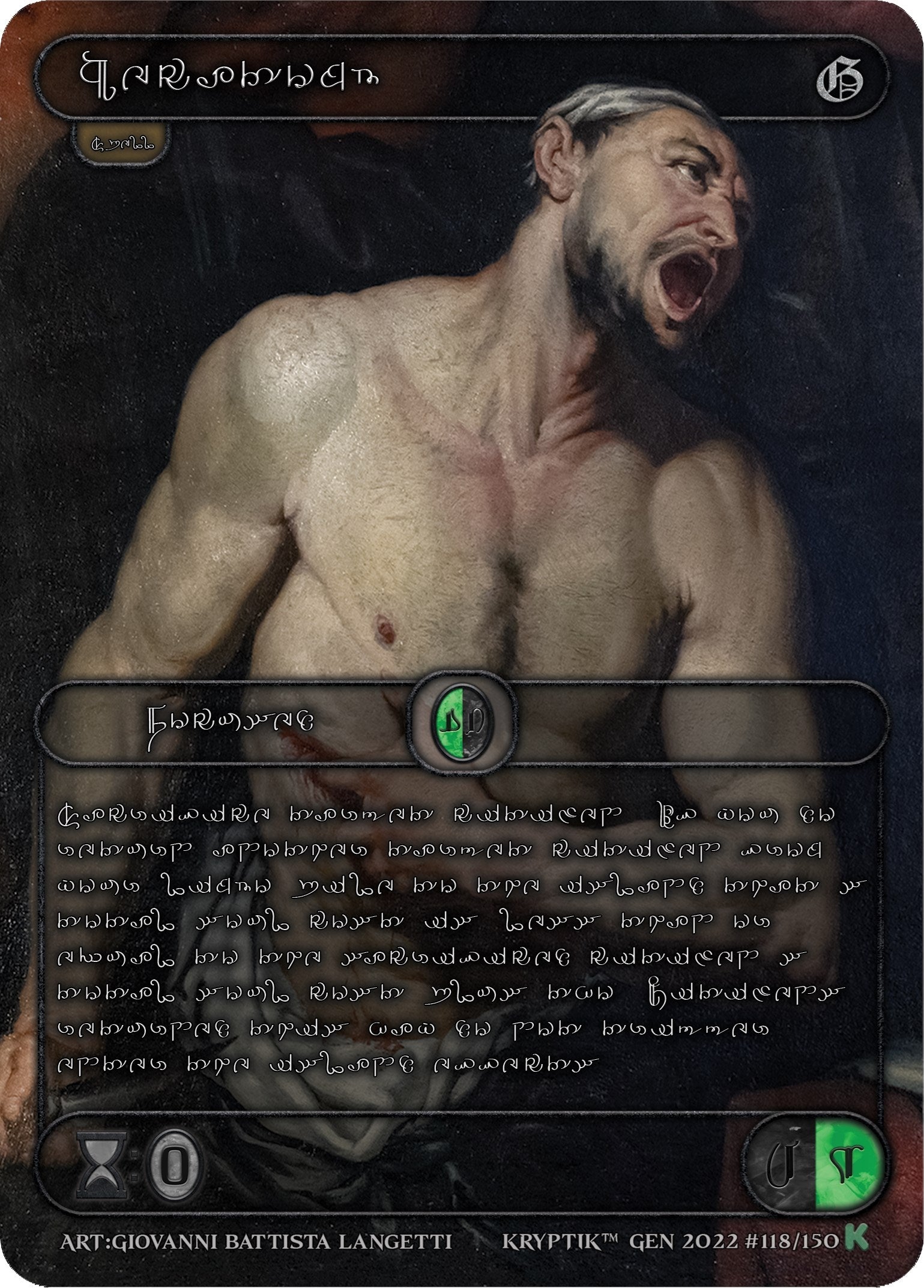 Hecatomb (Silver Kryptik Language) (118) [KPT] - Kryptik TCG Single