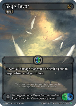 Sky’s Favor (119) [KPT] - Kryptik TCG Single