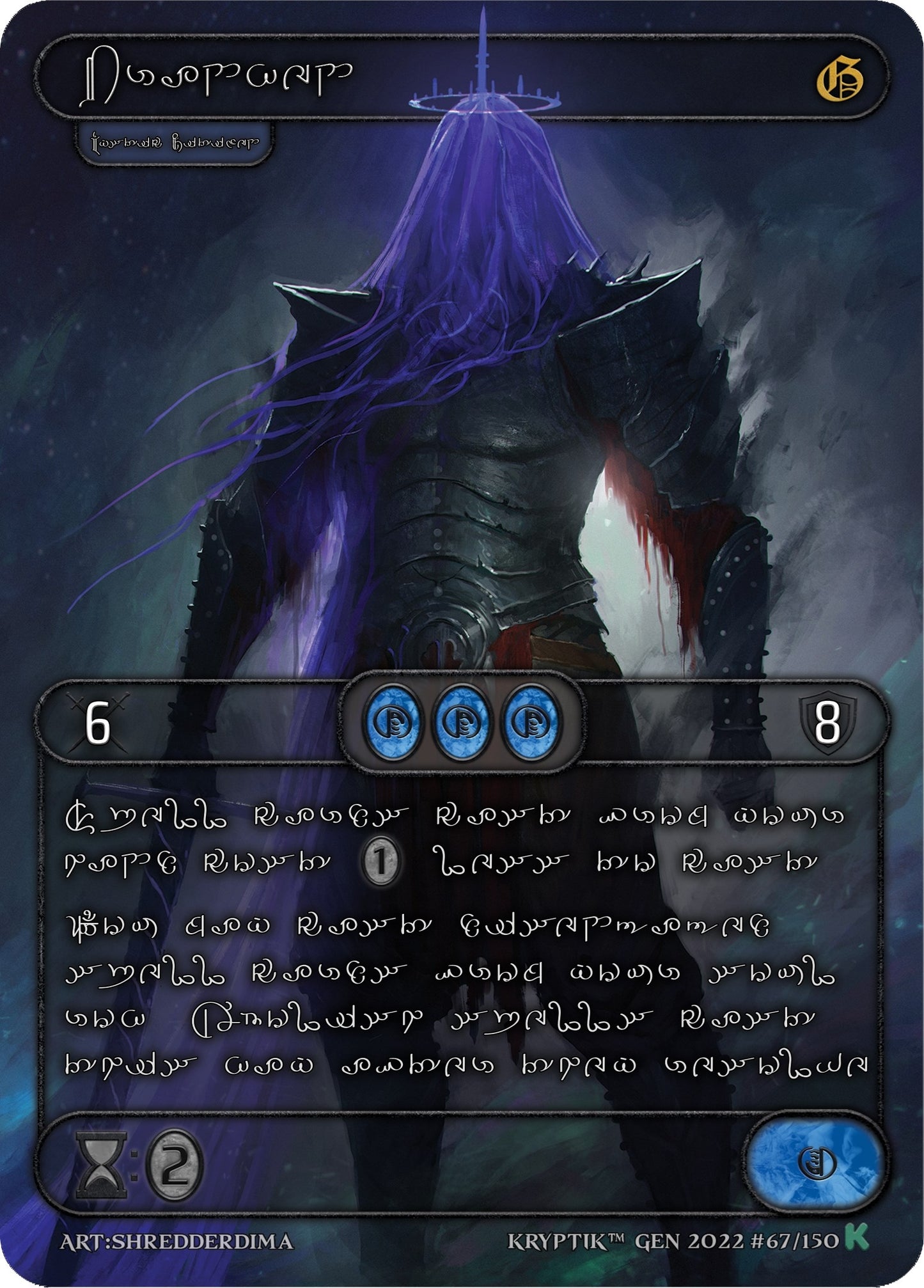 Branwen (Silver Kryptik Language) (67) [KPT] - Kryptik TCG Single