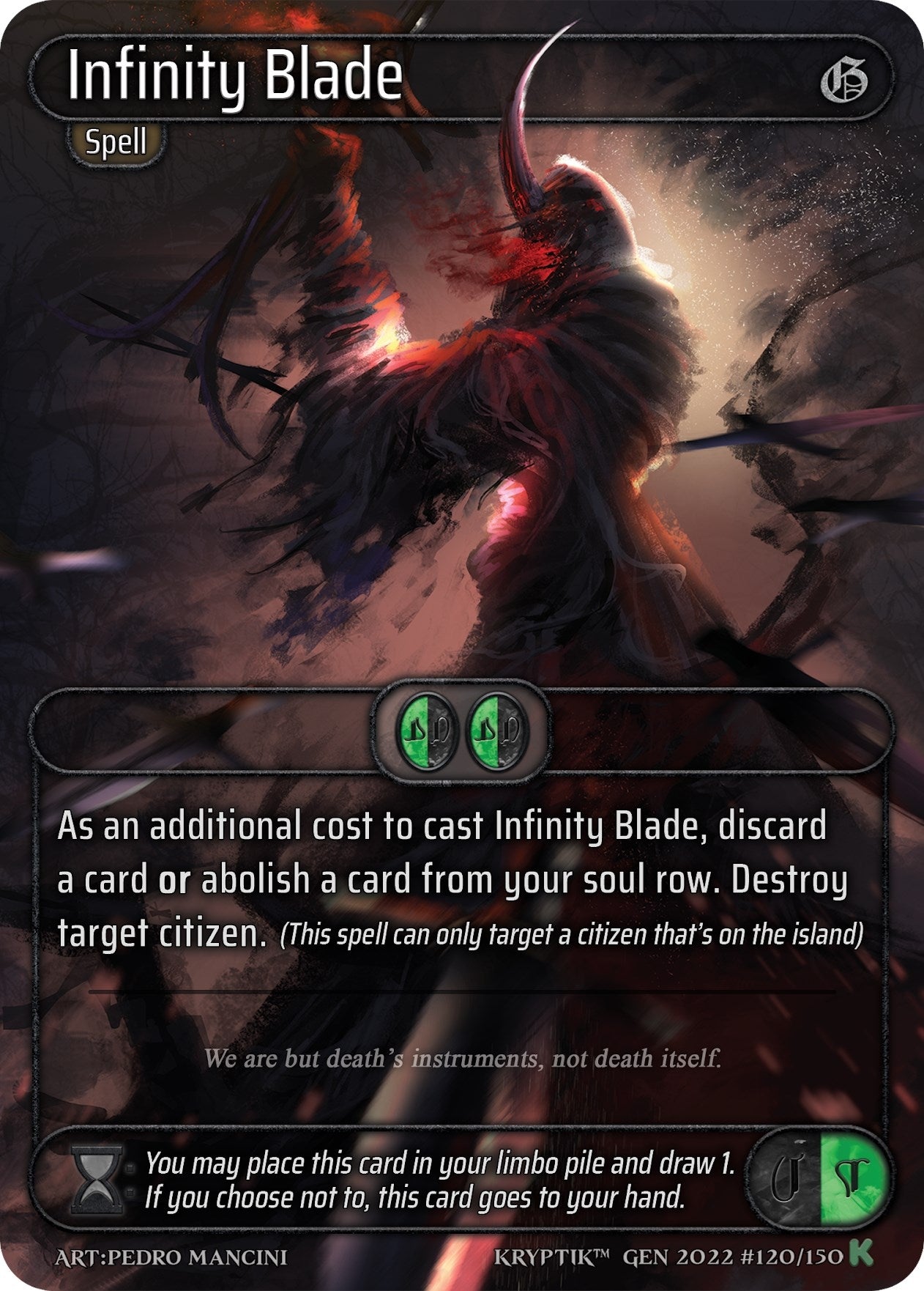 Infinity Blade (120) [KPT] - Kryptik TCG Single