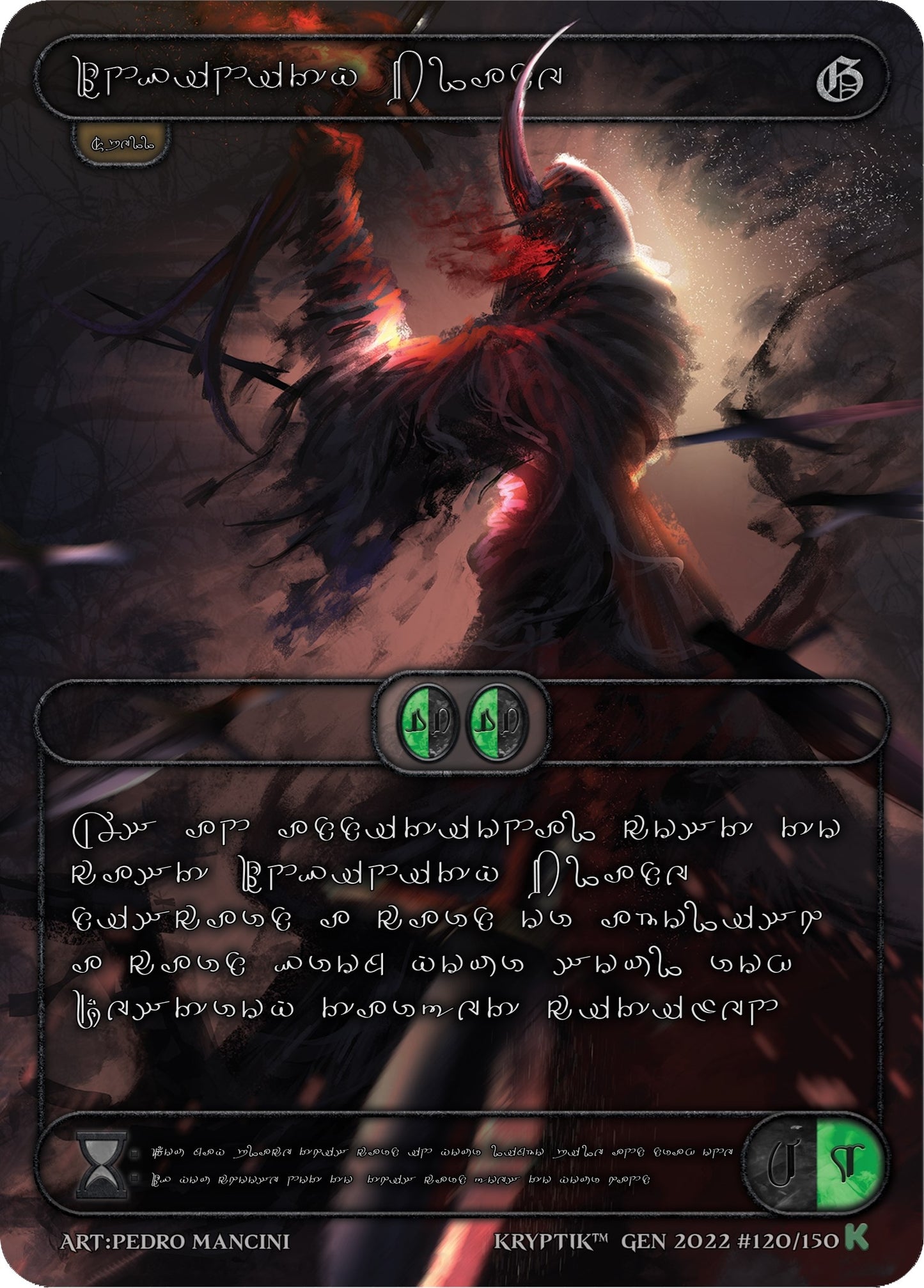 Infinity Blade (Silver Kryptik Language) (120) [KPT] - Kryptik TCG Single