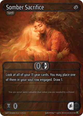 Somber Sacrifice (121) [KPT] - Kryptik TCG Single