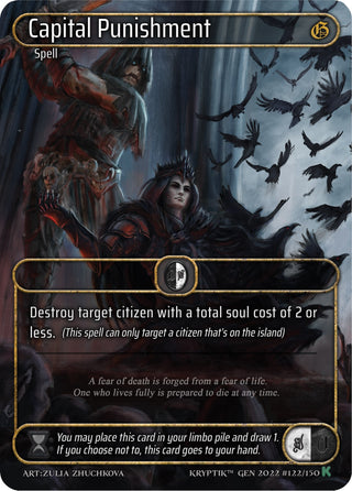 Capital Punishment (Box Topper) (122) [KPT] - Kryptik TCG Single