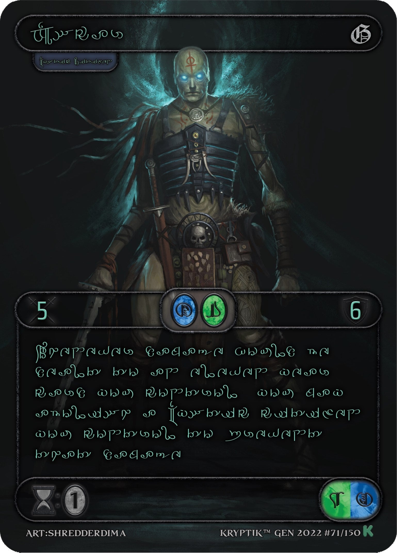 Oscar (Green Kryptik Language) (71) [KPT] - Kryptik TCG Single