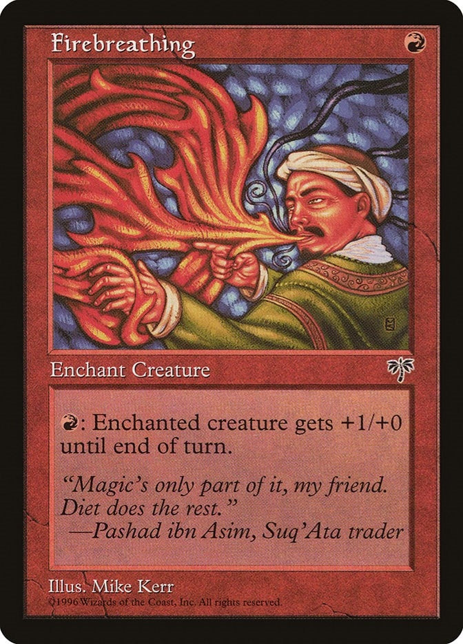 Firebreathing [MIR] - MTG Single