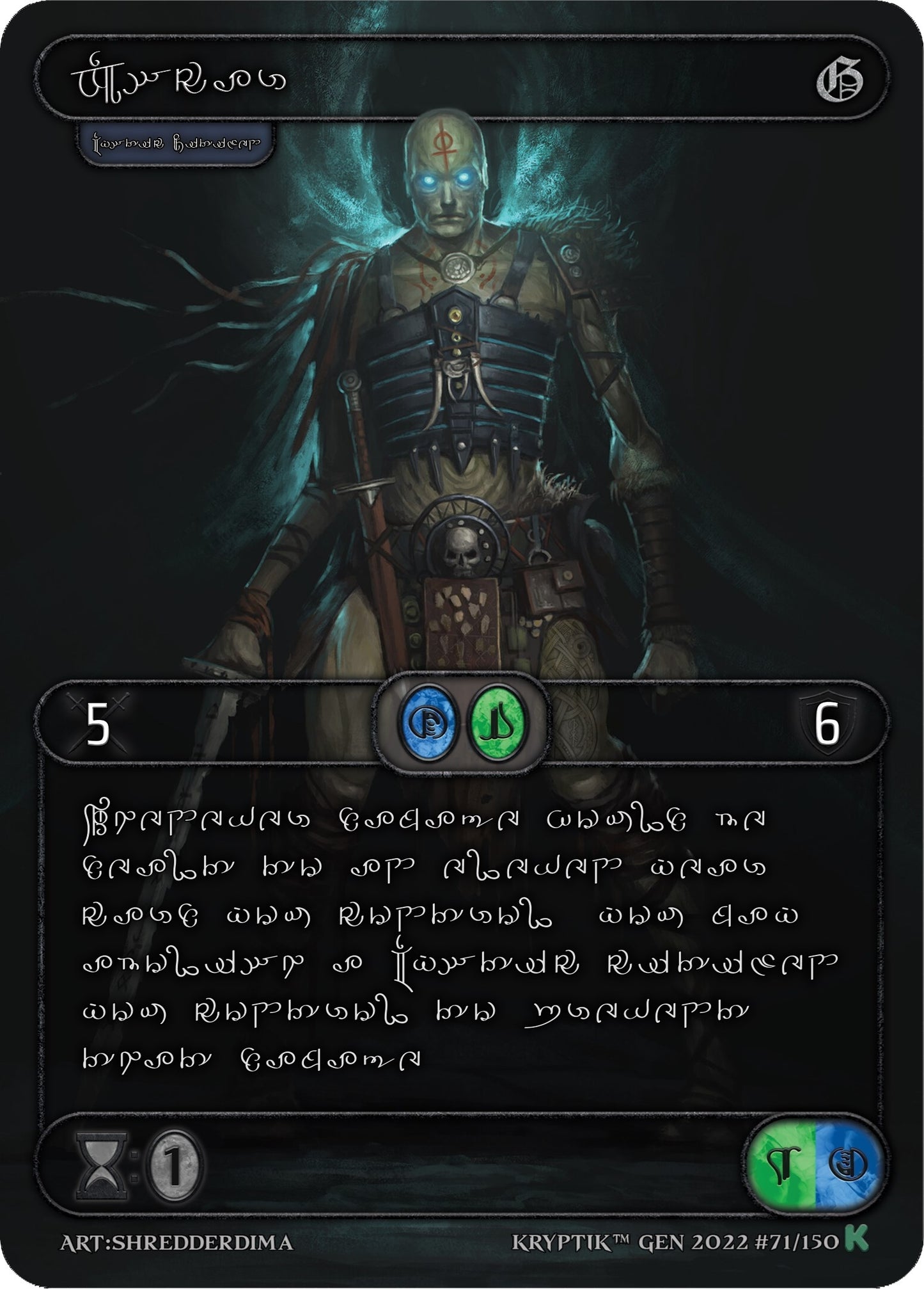 Oscar (Silver Kryptik Language) (71) [KPT] - Kryptik TCG Single