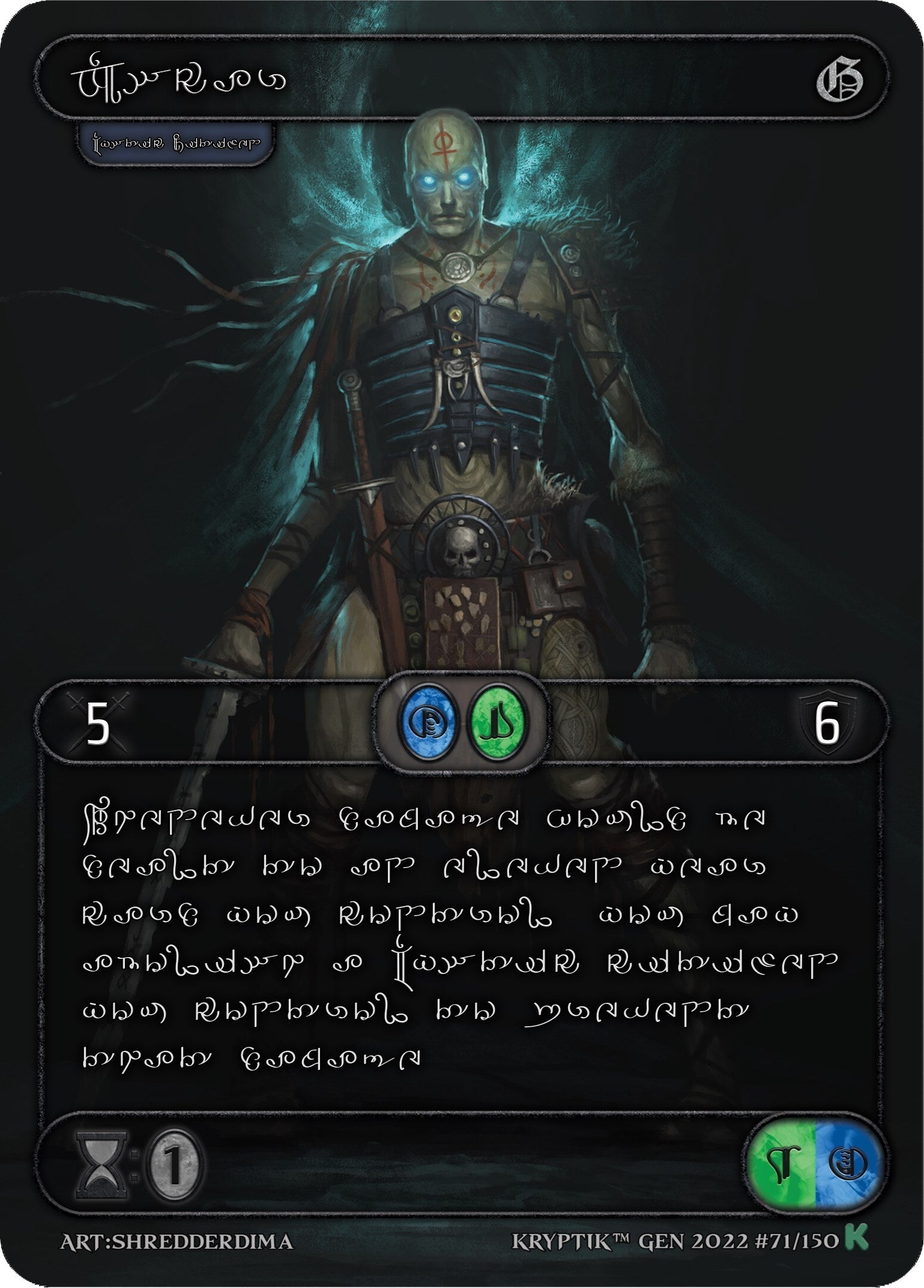Oscar (Silver Kryptik Language) (71) [KPT] - Kryptik TCG Single