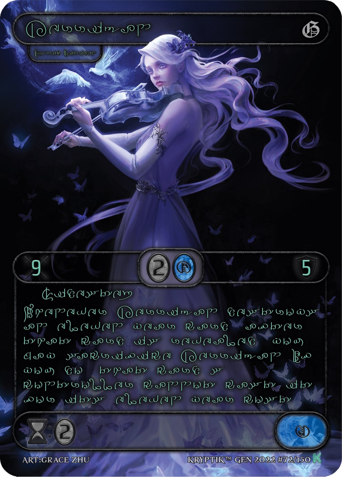 Kerrigan (Green Kryptik Language) (72) [KPT] - Kryptik TCG Single