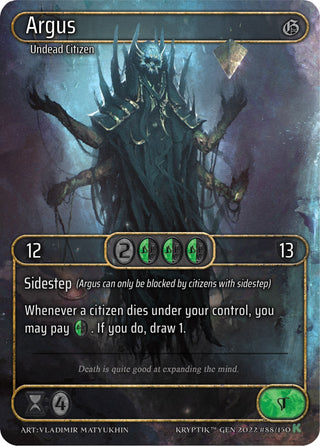 Argus (Box Topper) (88) [KPT] - Kryptik TCG Single