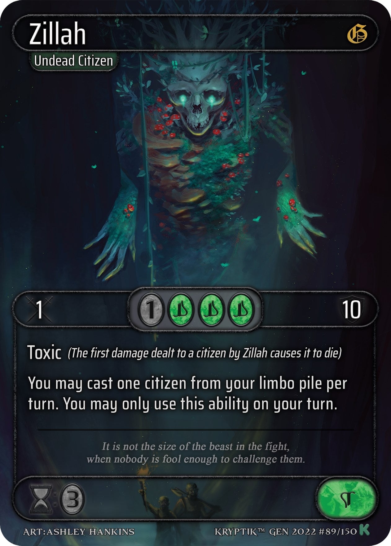 Zillah (89) [KPT] - Kryptik TCG Single