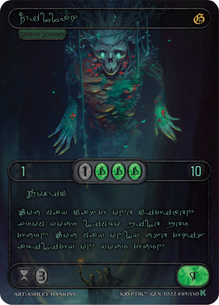 Zillah (Green Kryptik Language) (89) [KPT] - Kryptik TCG Single