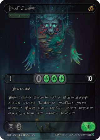Zillah (Silver Kryptik Language) (89) [KPT] - Kryptik TCG Single
