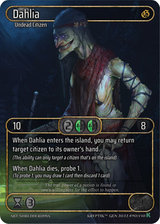 Dahlia (Box Topper) (90) [KPT] - Kryptik TCG Single