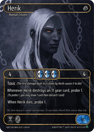 Herik (Box Topper) (17) [KPT] - Kryptik TCG Single