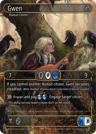 Gwen (Box Topper) (18) [KPT] - Kryptik TCG Single