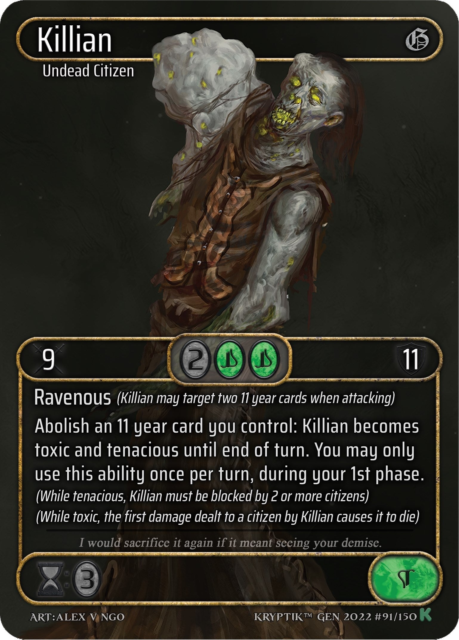 Killian (Box Topper) (91) [KPT] - Kryptik TCG Single