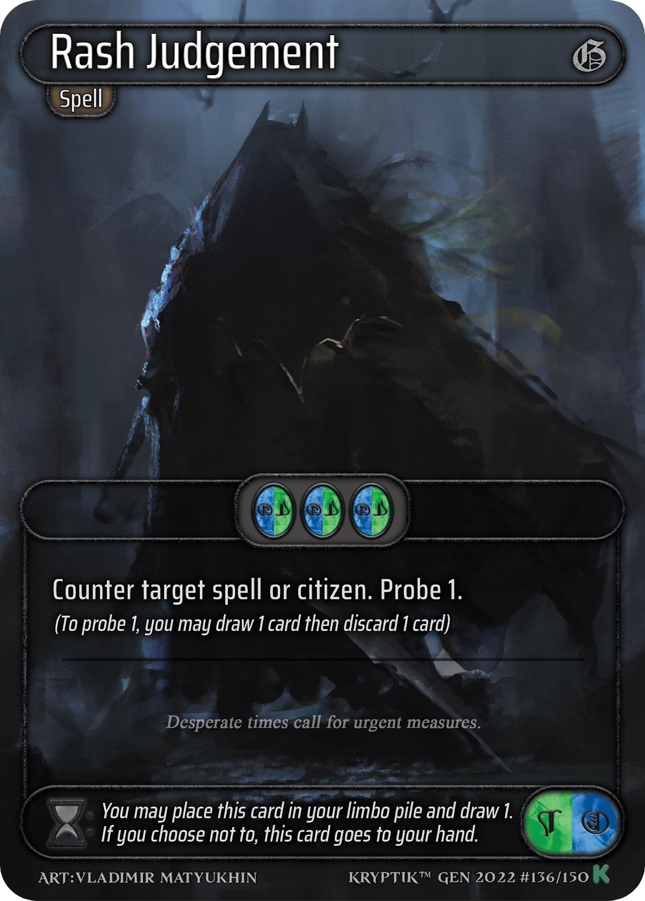 Rash Judgment (136) [KPT] - Kryptik TCG Single