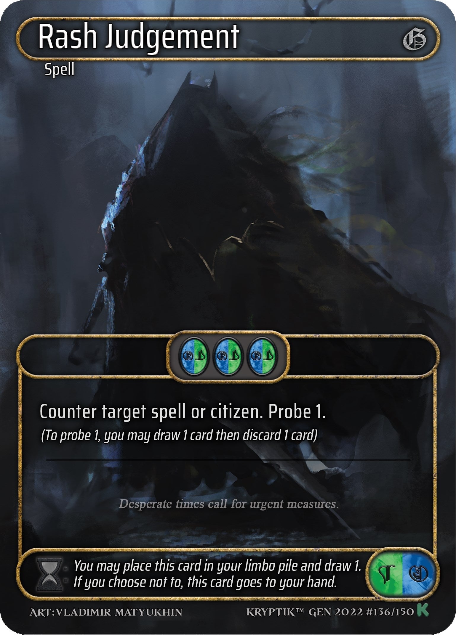 Rash Judgment (Box Topper) (136) [KPT] - Kryptik TCG Single