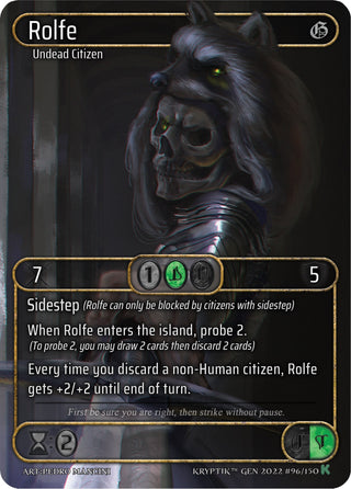 Rolfe (Box Topper) (96) [KPT] - Kryptik TCG Single