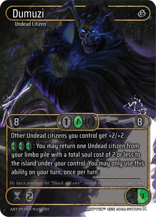 Dumuzi (Box Topper) (97) [KPT] - Kryptik TCG Single