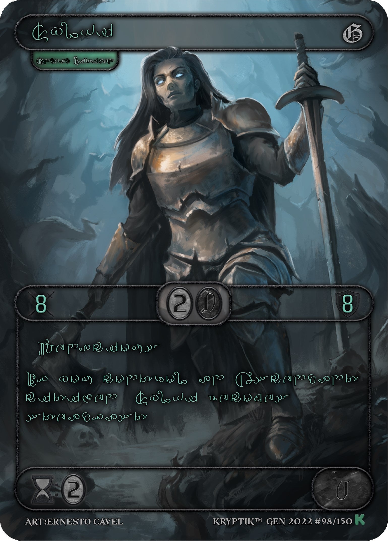 Sylvi (Green Kryptik Language) (98) [KPT] - Kryptik TCG Single